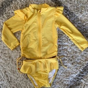 Yellow swim suite